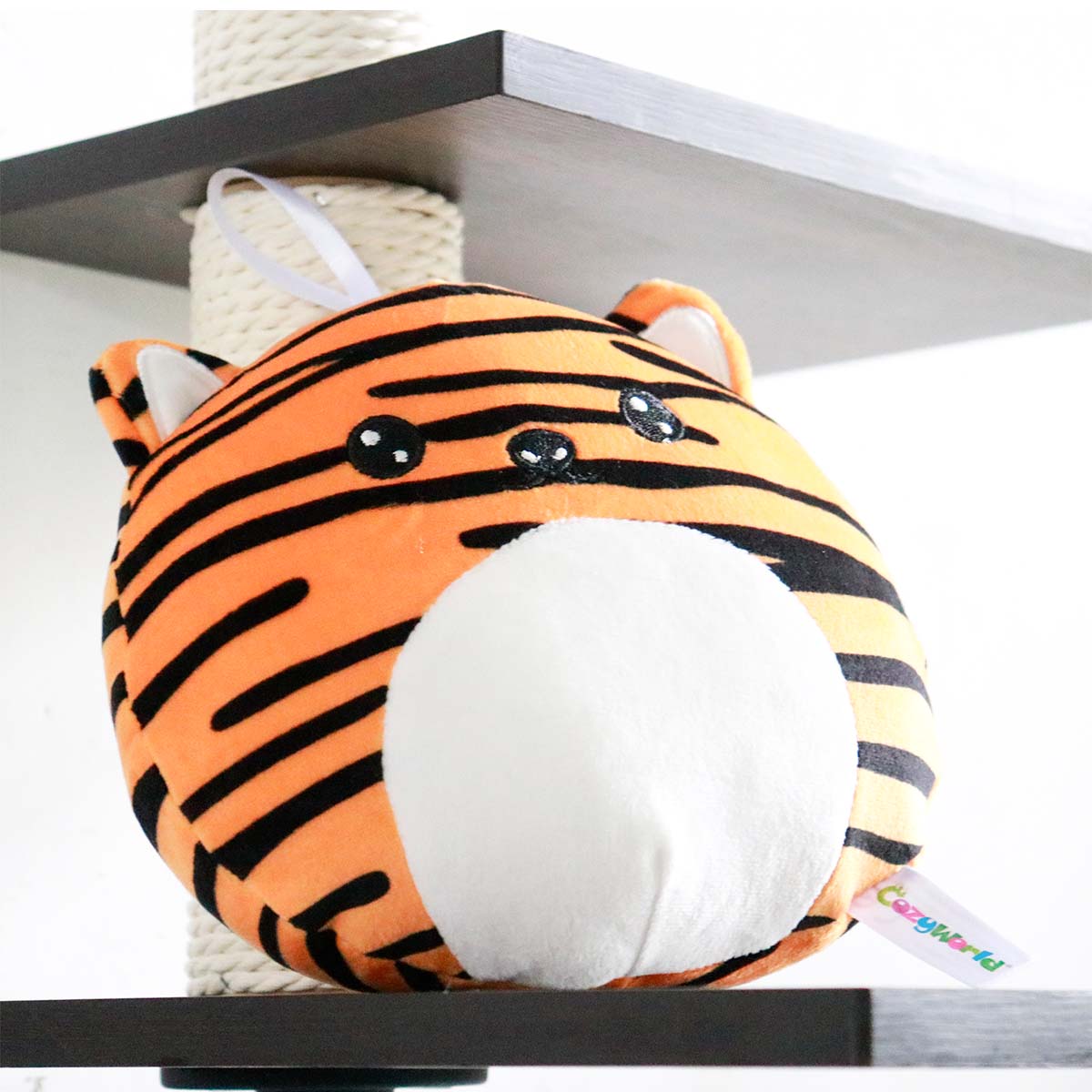 Cat Wall Shelves Set | Cat Perch & Cat Steps | Smoky Rubberwood