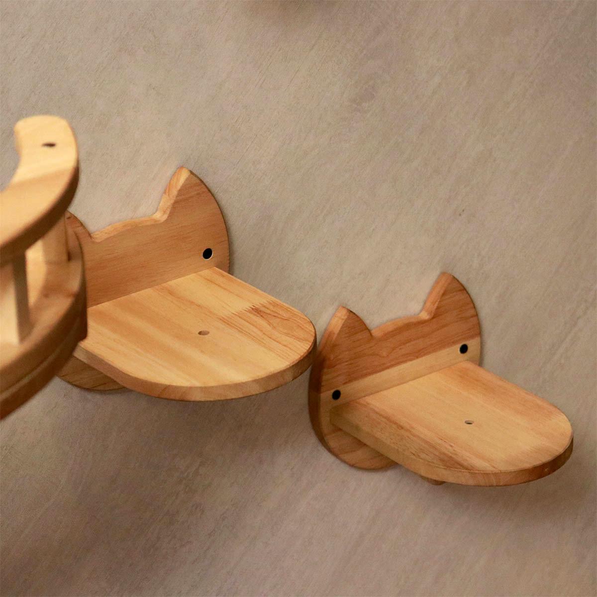 Wall-Mounted Cat Wall Set, Corner Cat Bed, Cat Climbing System, Cat Wall Shelves, Suitable for Modern Home Design