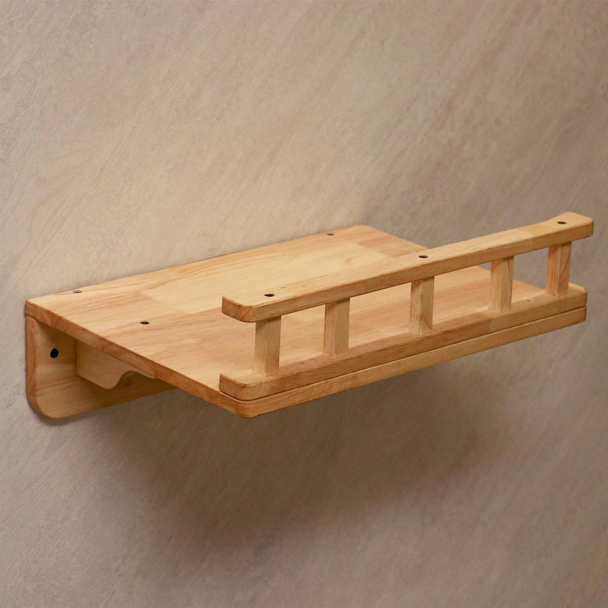 PETOMG Cat Perch, Cat Wall Bed, Cat Shelf Wall | Rubberwood