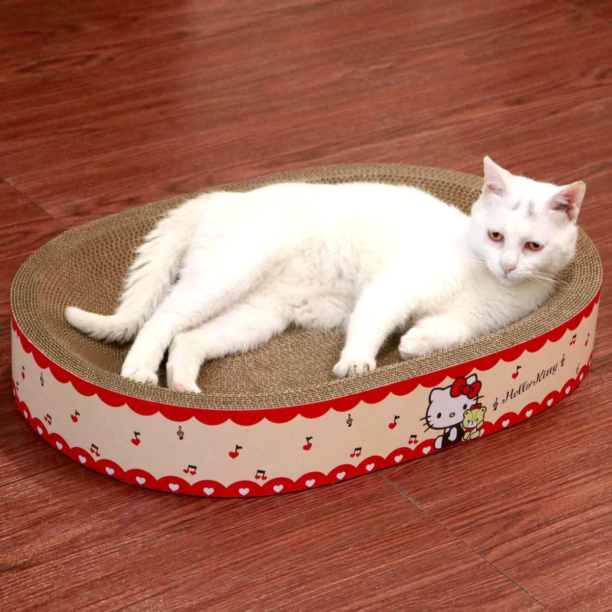 Gift Corrugated Cat Bed | Eco-Friendly & Scratch-Resistant