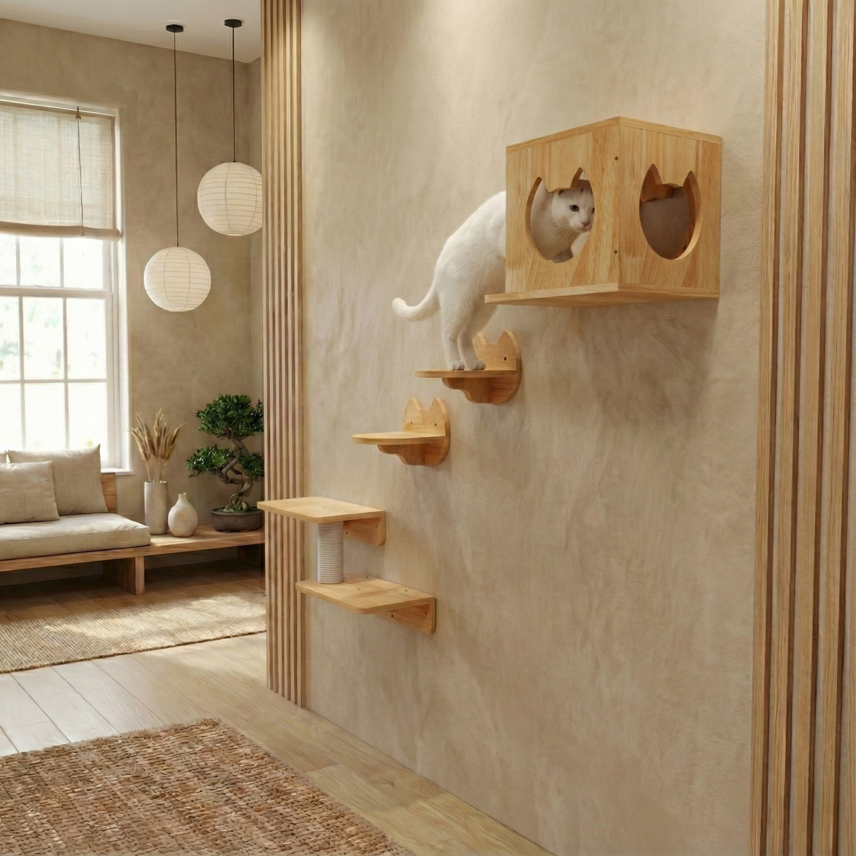 Cat Perch (Shleves) for Wall