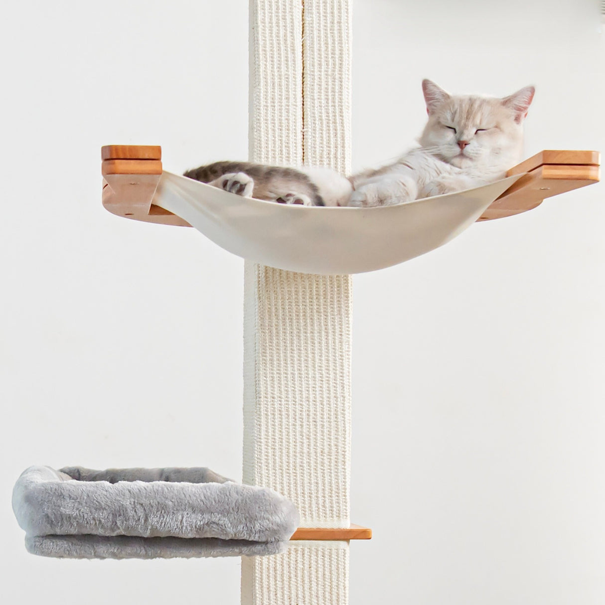 Square-Post Floor-to-Ceiling Cat Tree