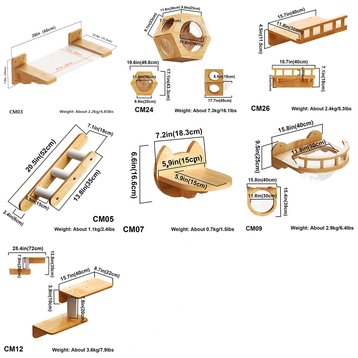 Percha para gatos, cápsula espacial para gatos montada en la pared (esquina)