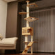 Adjustable Floor-to-Ceiling Cat Tree
