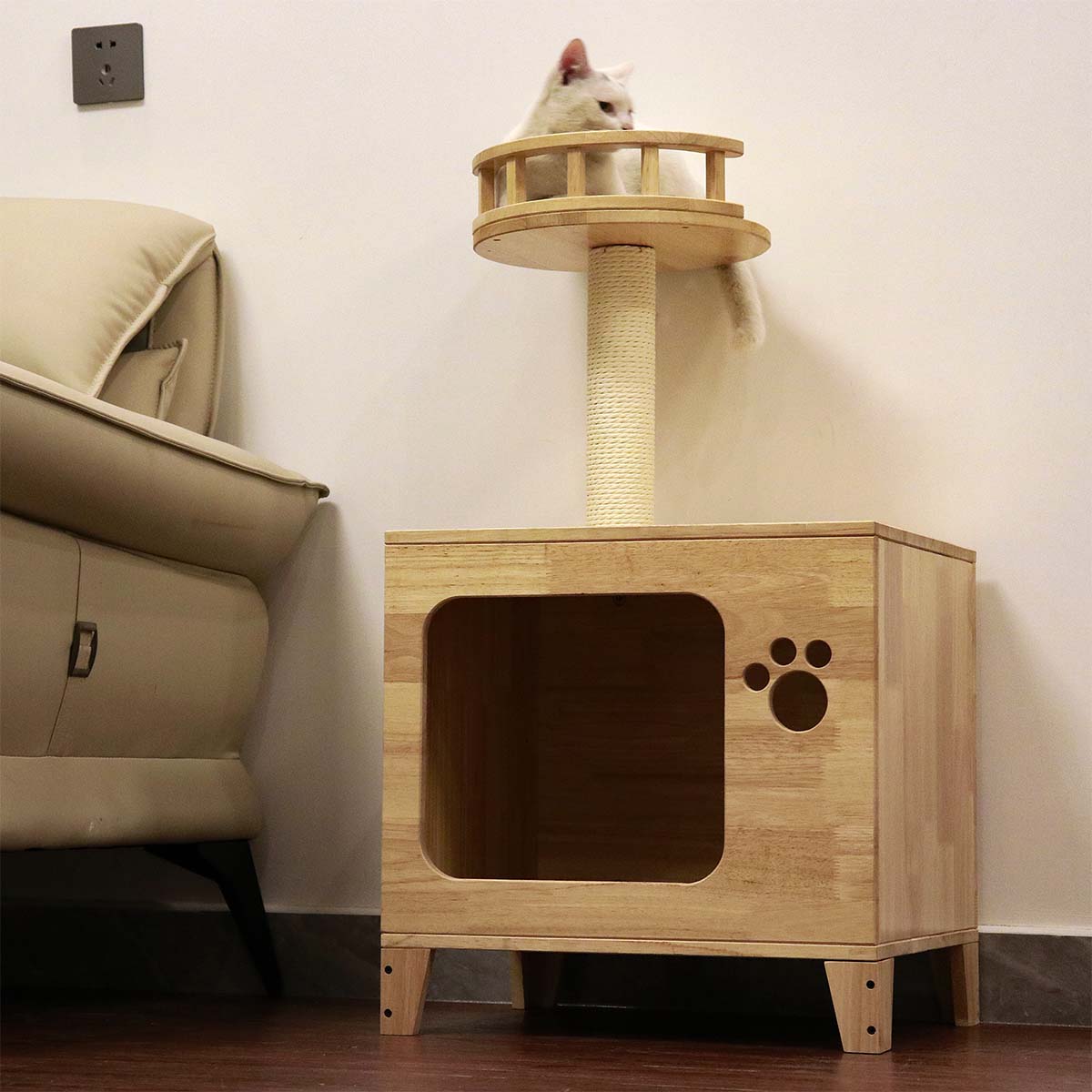 Cat House, Cat Condo, Stylish Cat Bed 18.9''*15.7''*29.5''