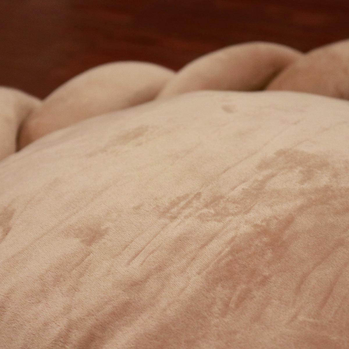 Braided Plush Pet Bed: Ultra Soft Cat & Small Dog Cushion