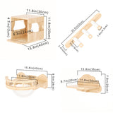 PETOMG Paseos para gatos, escalones de pared para gatos, estantes de pared para gatos | Juego de pared para gatos | Madera de caucho