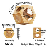 Large Hexagon Cat Wall Bubble House,CM24