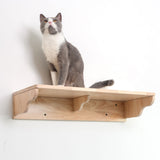 PETOMG Cat Wall Steps, Cat Walks, Cat Ladder, Cat Wall Shelf| Rubberwood