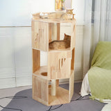 Modern Cat Furniture, Cat House(Hollow Hexagonal Prism)