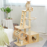 PETOMG Cat Tree, Cat Tower, Cat Scratcher, Cat avaruusalus| Kumipuu 1,15m