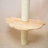 PETOMG Floor to Ceiling Cat Tower Accessories | Cat Steps | Rubberwood