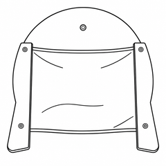 Square-Post hammock outline