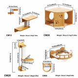 Wall Mounted Cat Perch, Cat Wall Furniture (Corner Set)