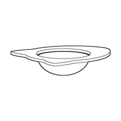Bubble bowl dimension illustration