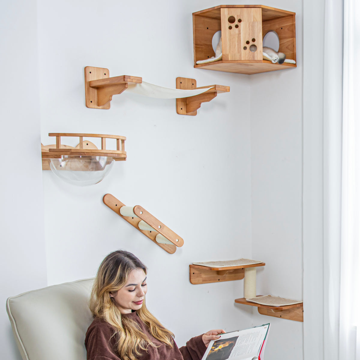 NC009 complete cat wall set
