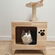 PETOMG Cat House, Cat Condo, TV Cat Bed, Cat Scratcher| Kumipuu 0,81m