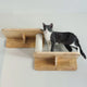 PETOMG Escalones de pared para gatos, escalera para gatos, paseos para gatos, escaladores para paredes | Madera de caucho