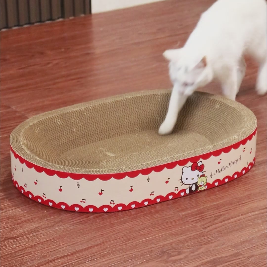 Gift Corrugated Cat Bed | Eco-Friendly & Scratch-Resistant