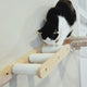 PETOMG Cat Wall Steps, Cat Ladder, Cat Climbers for Walls| Rubberwood