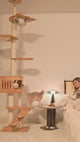 Compact Floor-to-Ceiling Cat Tree