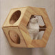 PETOMG Wall Mounted Cat House, Cat Wall Shelf, Large Cat Wall Bed| Rubberwood