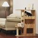 Rubberwood Modern Cat Furniture, Side Table for Cats 27.6''*13.8''*36.6''